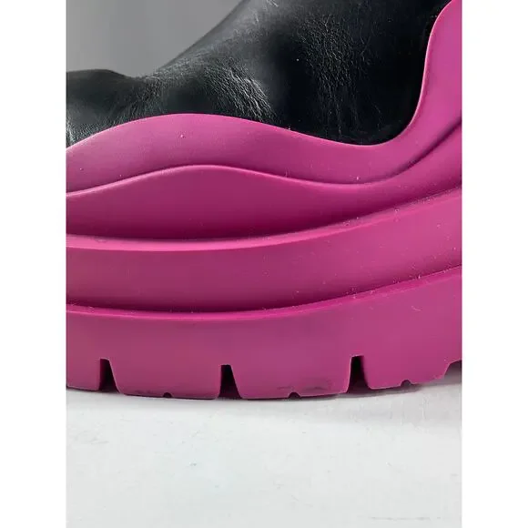 Bottega Veneta Black and Pink Women's Boots - Picture 14 of 16